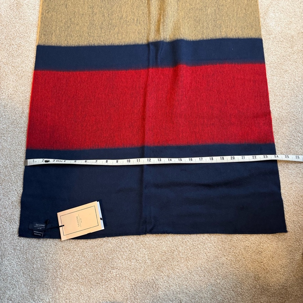 La Ligne Multicolor Striped Scarf and Hat Set - Picture 13 of 15